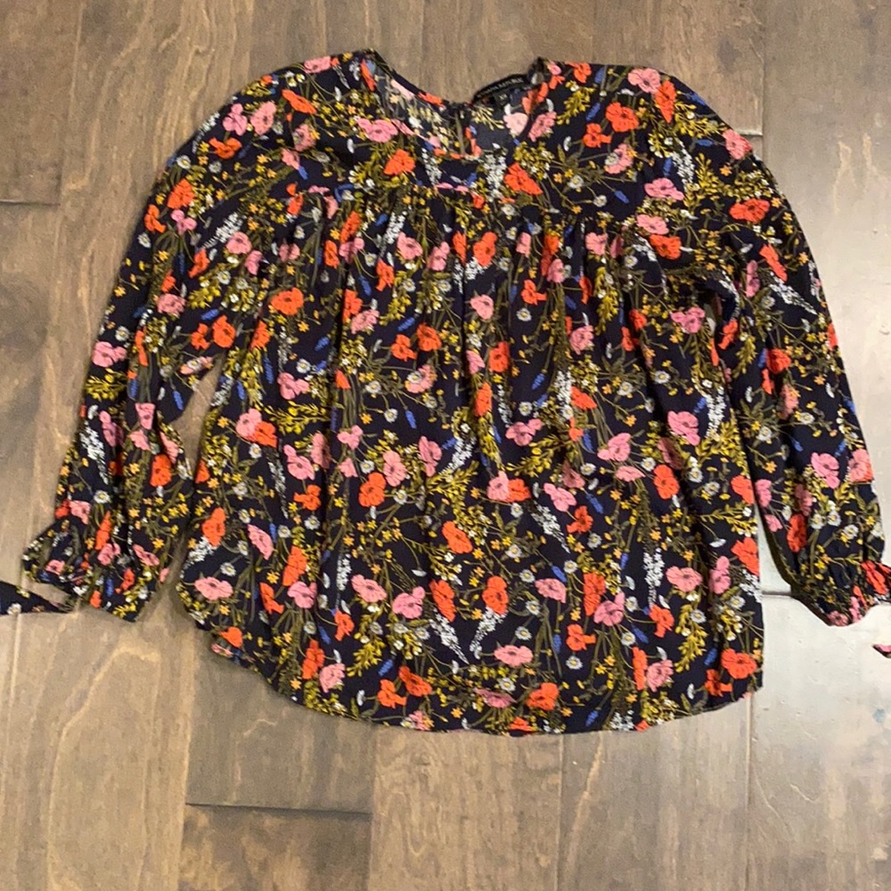 Banana Republic Floral Yoke Top